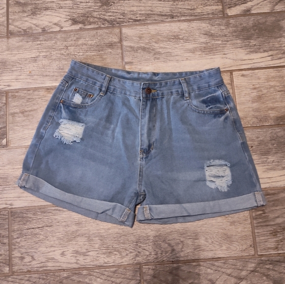Source Unknown Pants - NWOT Denim Blue Women's Shorts #265